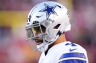 Dak Prescott during NFC Divisional Playoffs - Dallas Cowboys v San Francisco 49ers